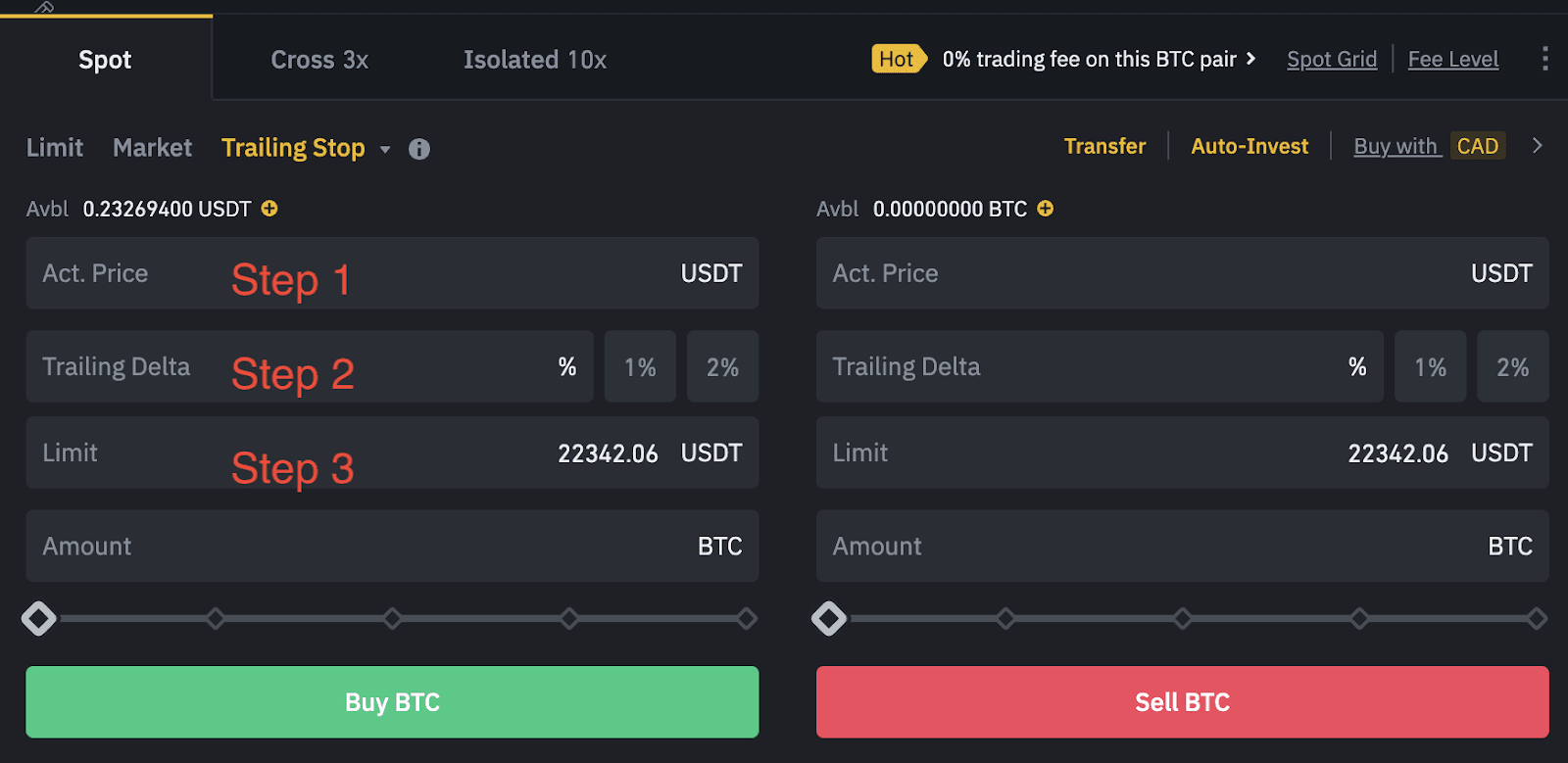 How to Place Stop Loss and Take Profit at the Same Time on Binance? - Coinapult