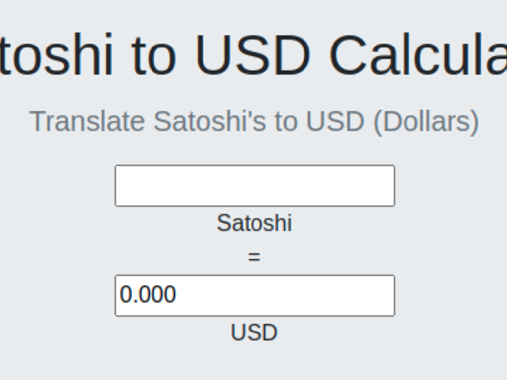 Satoshi price today, SATS to USD live price, marketcap and chart | CoinMarketCap