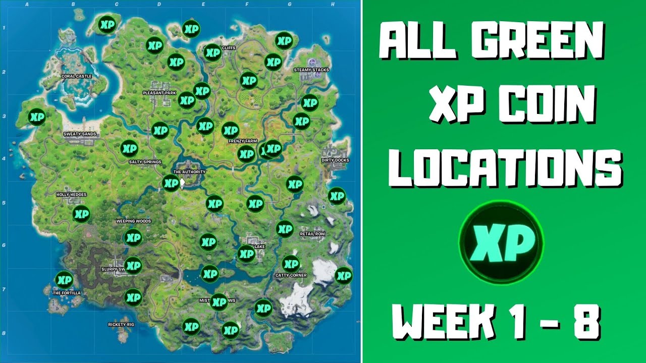 All XP Coin locations in Fortnite Chapter 2 Season 3 - Gamepur