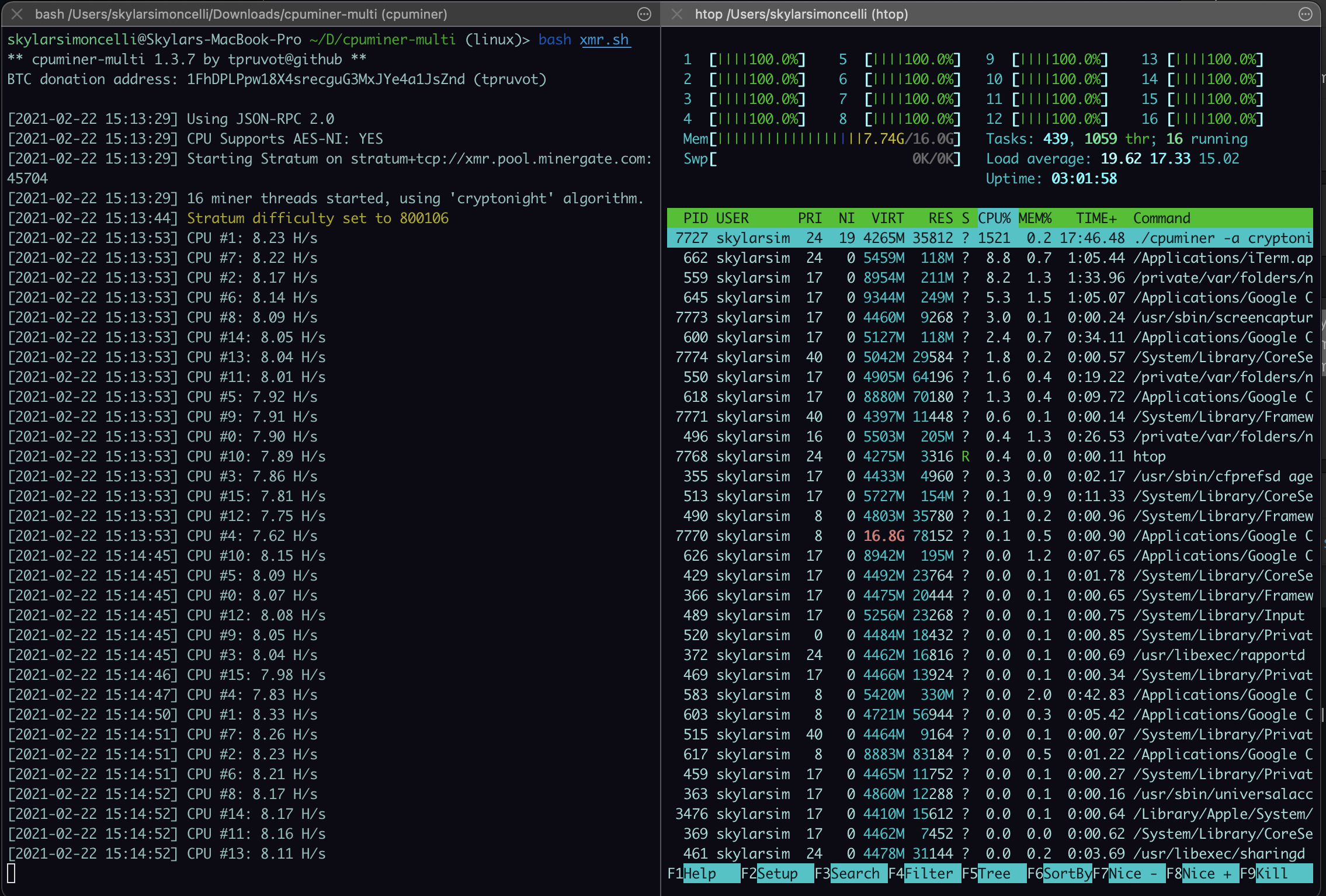 WhatToMine - Crypto coins mining profit calculator compared to Ethereum Classic