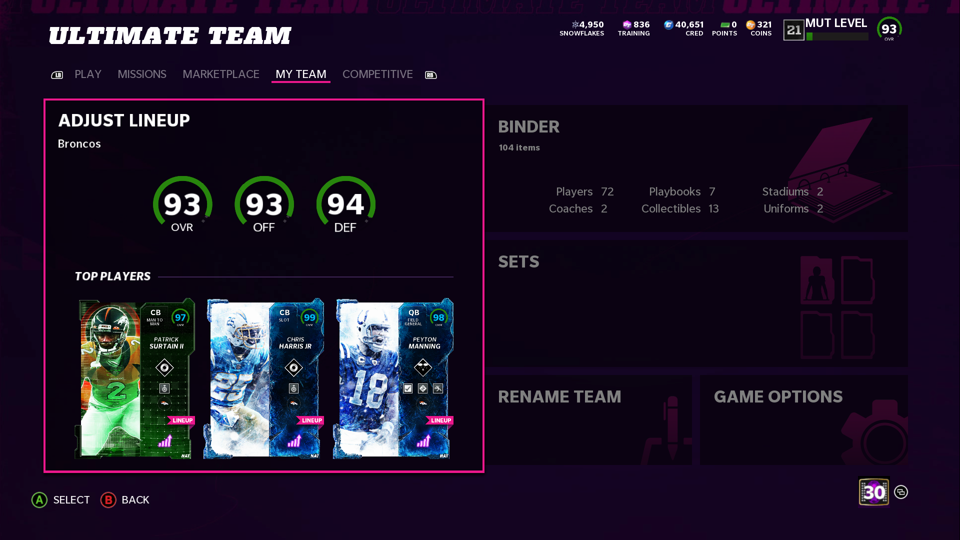 Madden 24 Ultimate Team Quicksell Training Values - Madden School