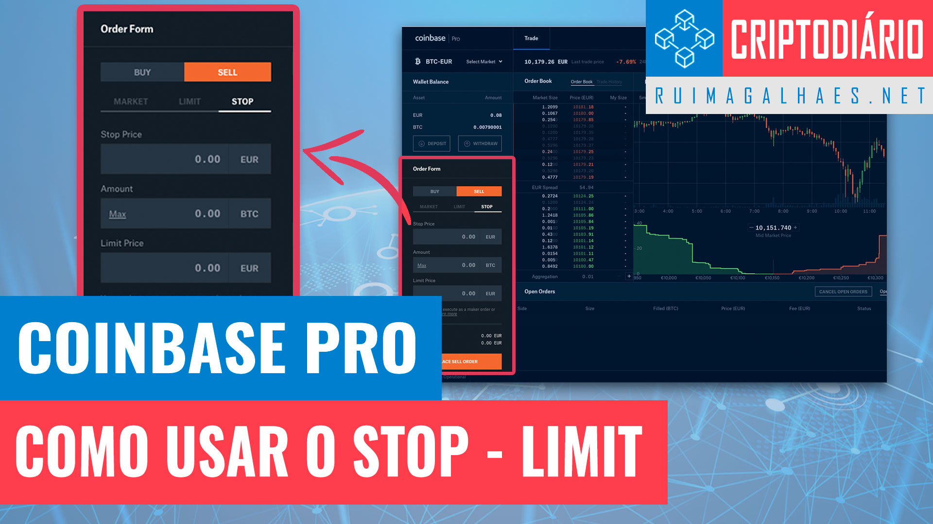 Stop Order on Coinbase Pro - GDAX | What the WARNINGS Mean - deeplizard