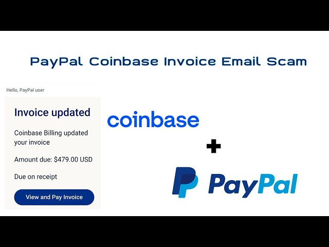 PayPal Coinbase Invoice Scam Email