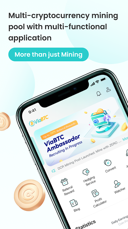 ViaBTC - Global Mining Pool for iPhone - Free App Download