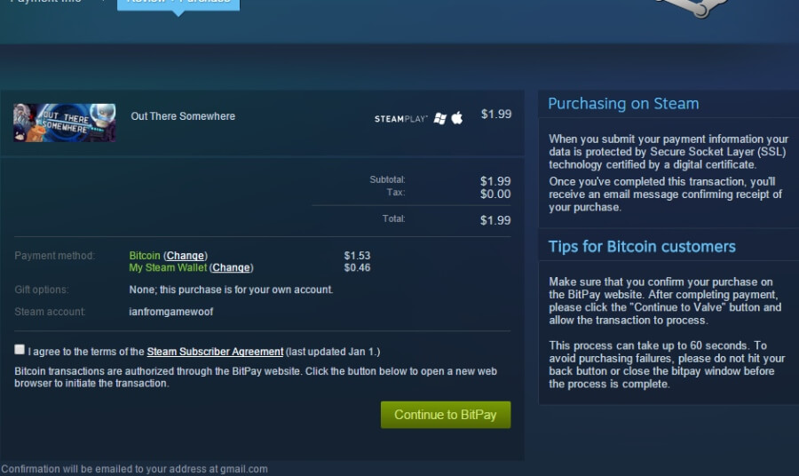 How to Buy Steam Gift Card With Bitcoin at CryptoRefills