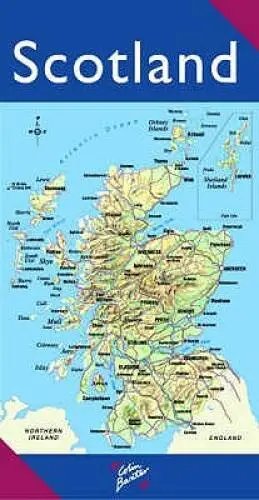 Scotland Map Prints - Vintage Scottish Maps – Beach House Art