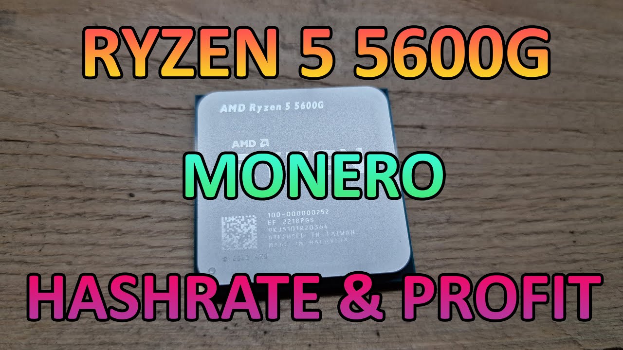 AMD Ryzen5 G CPU in mining. Hashrate, overclock