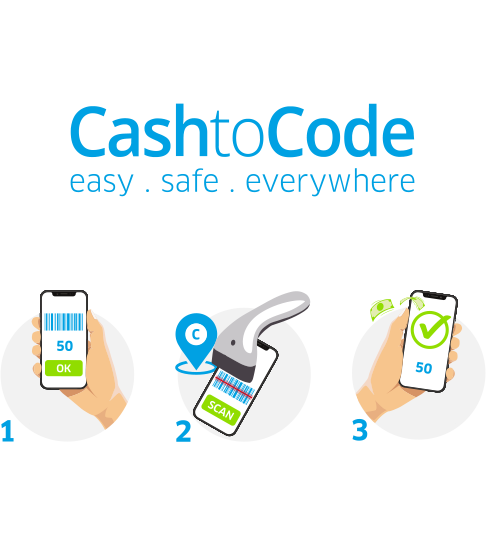 Buy CashtoCode eVoucher from $5 | Instant Code | Dundle (US)