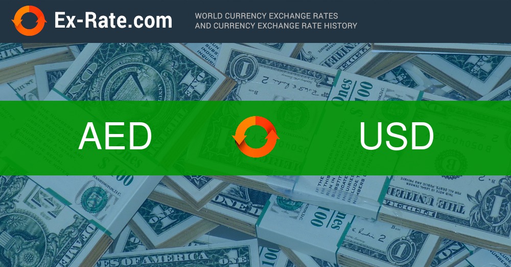 AED to USD Exchange Rate | Convert UAE Dirham to US Dollar