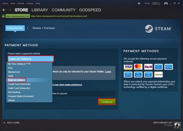 Steam Wallet - Add Funds