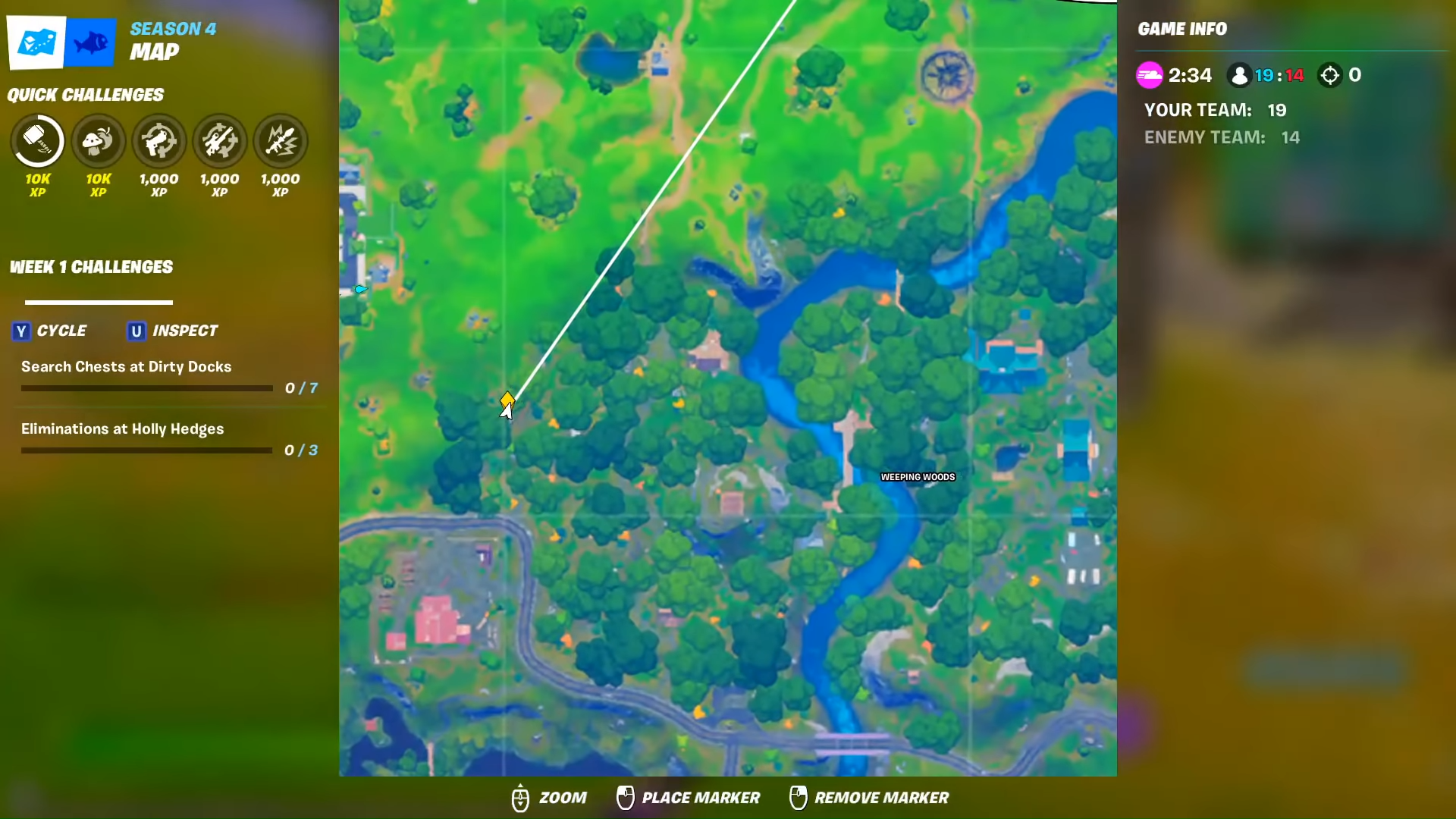 Fortnite - All Season 4 Week 6 XP Coins Locations | Attack of the Fanboy