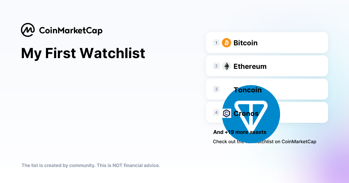 Best Cryptos And Cryptocurrencies To Watch Listed | CoinMarketCap