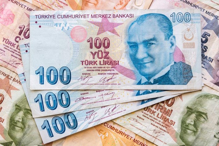 1 TRY to USD - Turkish Lire to US Dollars Exchange Rate