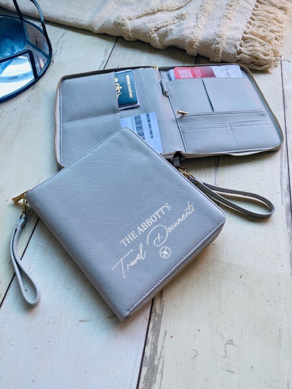 Luxury Leather Travel Wallet