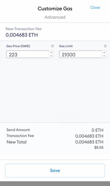 Gas and fees | cryptolog.fun