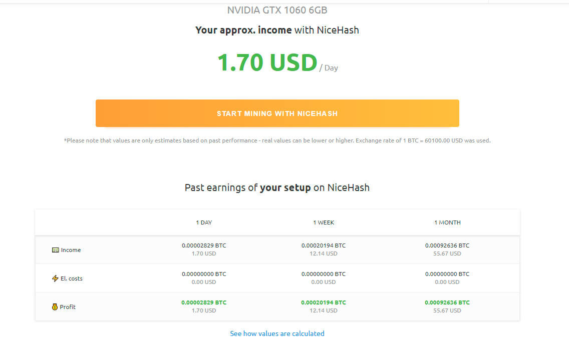 Mining calculator for GPUs - cryptolog.fun