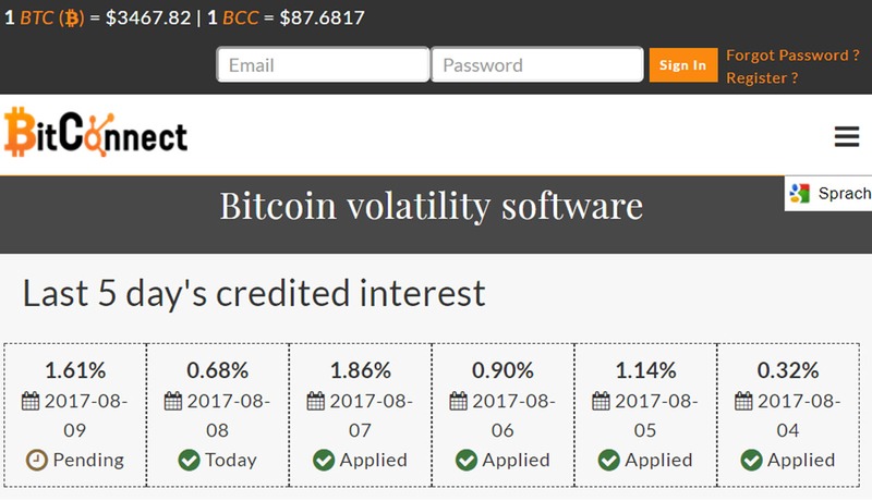 1 BCC to USD | How much is 1 BitConnect in USD