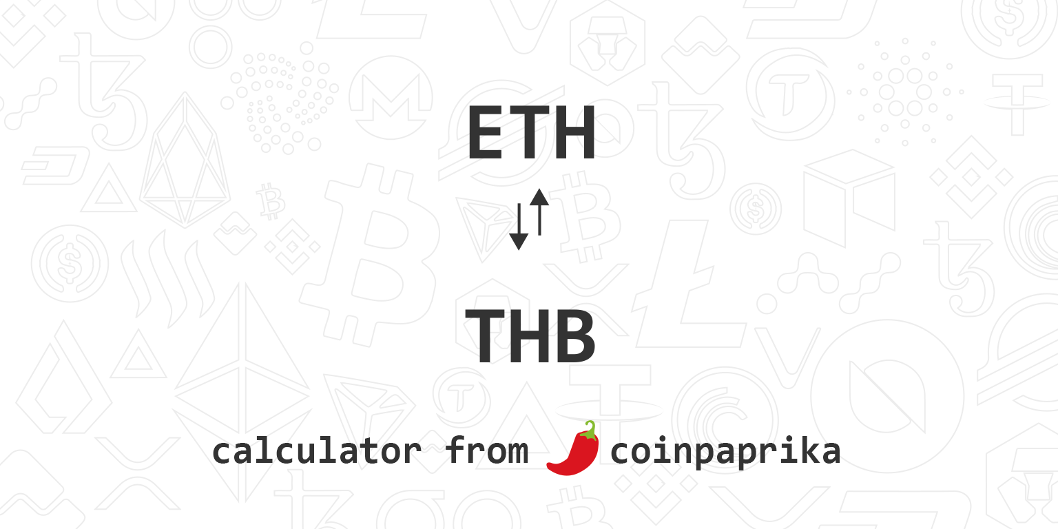 ETH to THB - Ethereum to Thai Baht Converter - cryptolog.fun