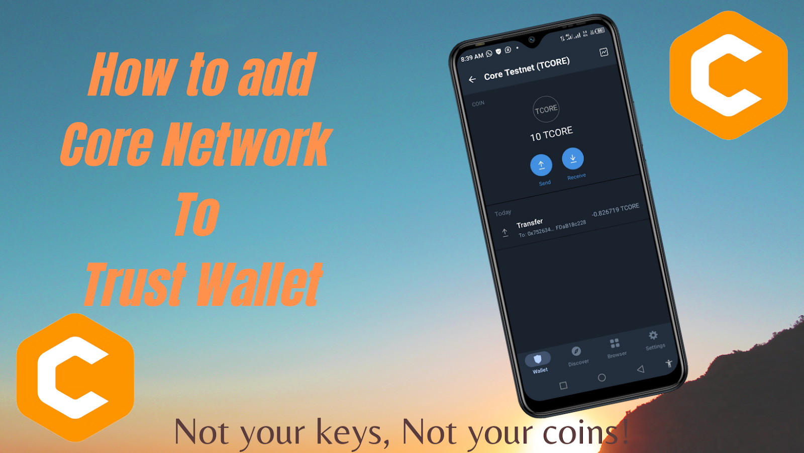 Full Step By Step On How To Generate Core Address On Trust Wallet App » RealWinner Tips