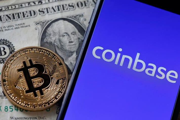 Bitcoin price gains lift Coinbase and Marathon Digital Holdings stocks