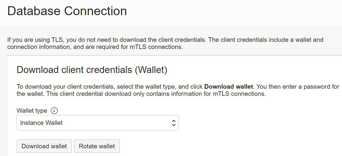 Storing User Credentials in a Wallet