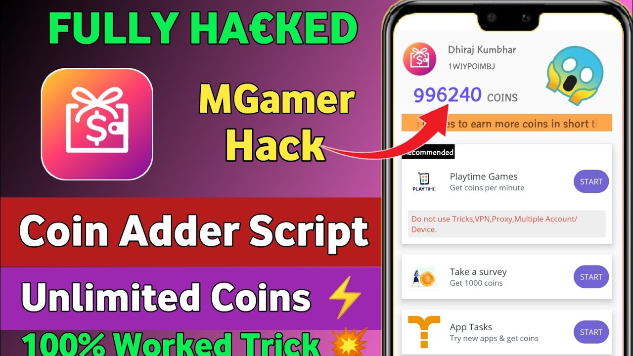 mGamer - Win Free Diamonds, UC, Royal Pass & Cash