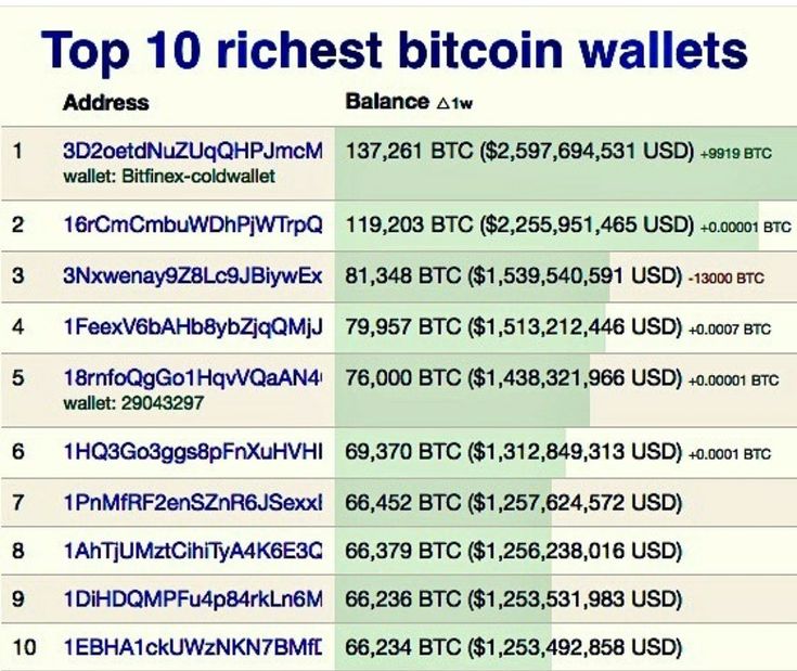 Richest Bitcoin Addresses - cryptolog.fun