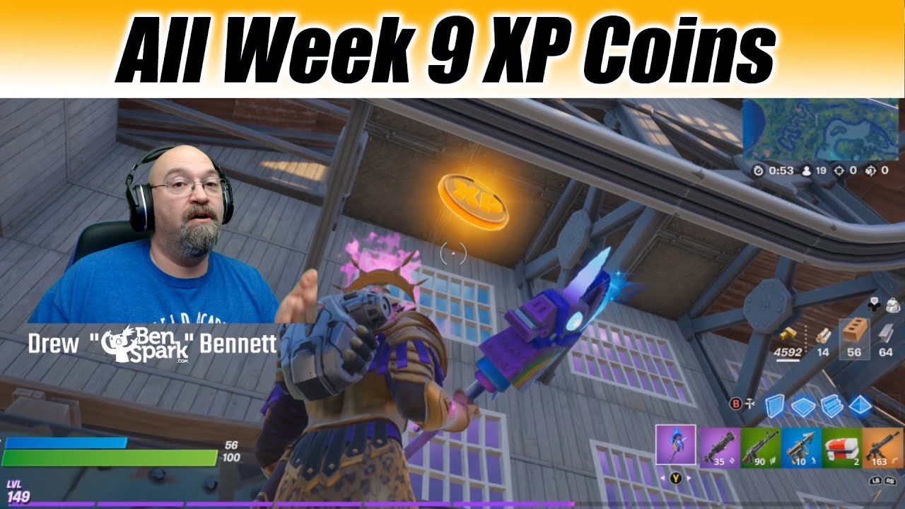 Fortnite Chapter 2 Season 4 Week 9 XP Coin Locations Guide