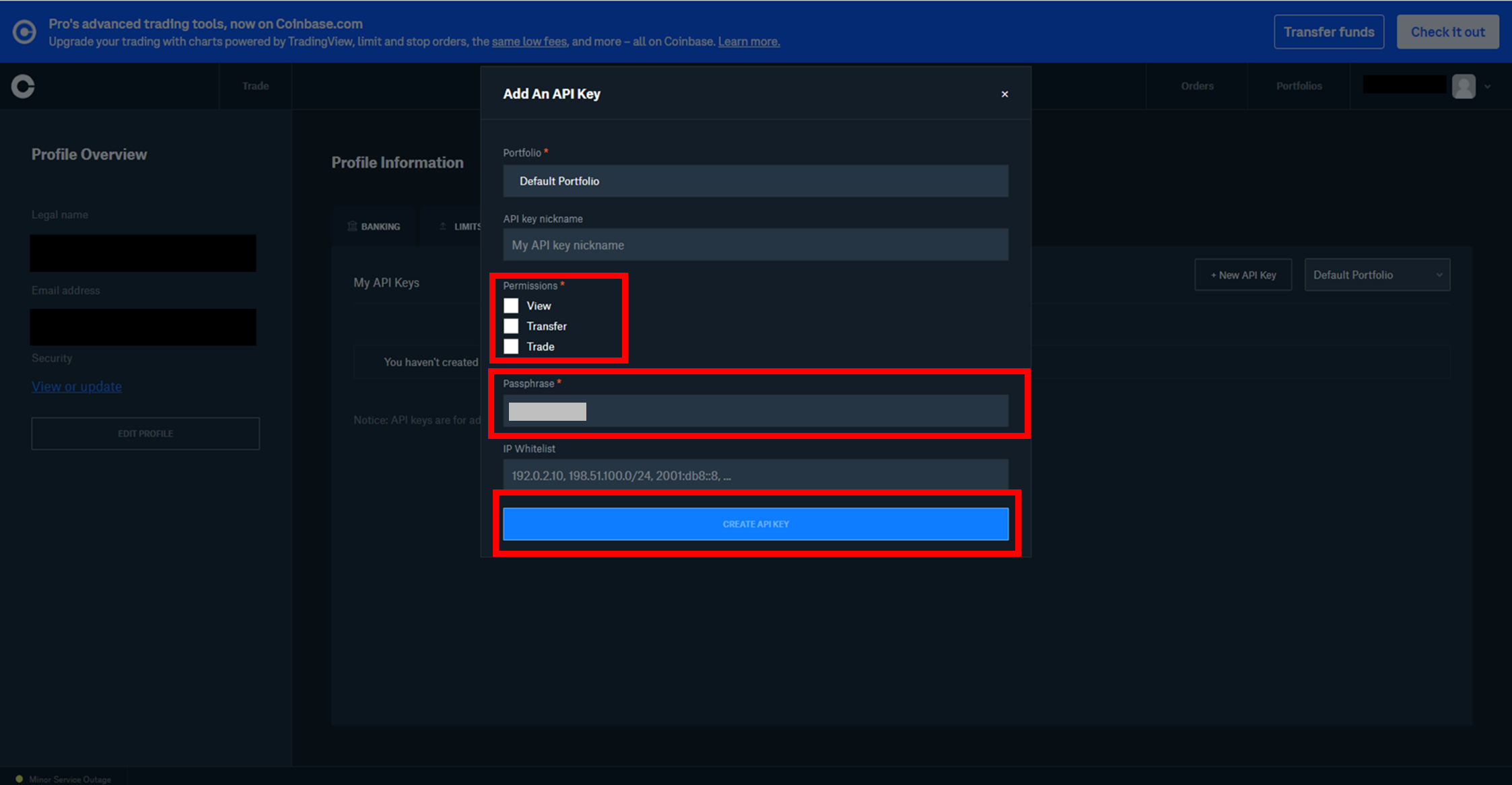 How do I add my Coinbase account in Mint?