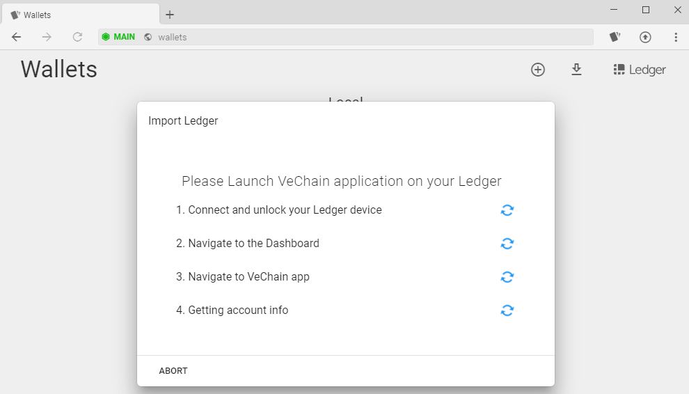 VeChain Wallet | Ledger