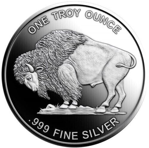 1 troy ounce silver Buffalo round - buy silver round at The Silver Mountain