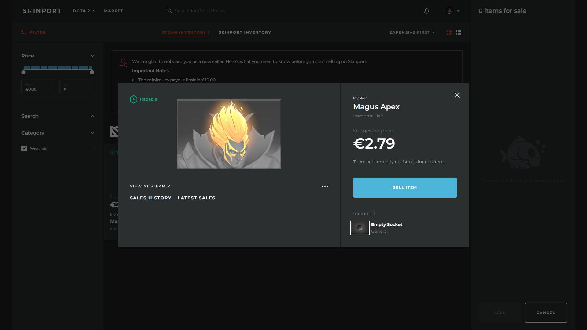 Sell Dota 2 Skins and Items for Real Money Instantly - cryptolog.fun