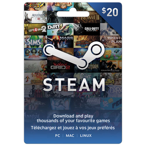 Steam Gift Card - $20 - $20 Edition : cryptolog.fun: Video Games