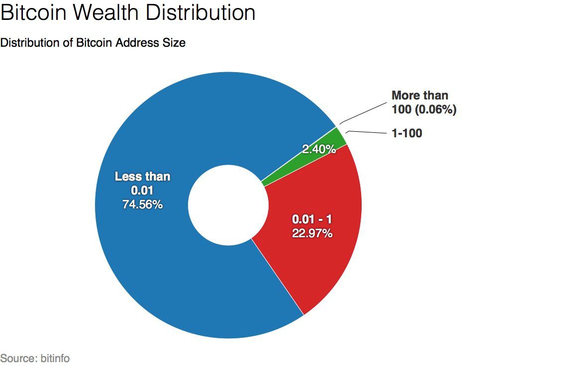 Top Richest Bitcoin Addresses and Bitcoin distribution