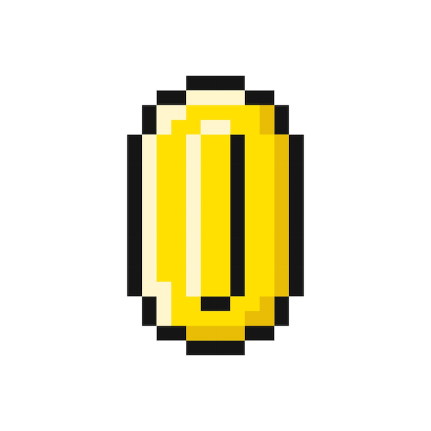 Mario Coin Png - Mario Coin Pixel Art, Transparent Png - x(#) - PngFind