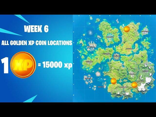 Fortnite Week 6 XP coins: List of all XP coins and their locations- Republic World