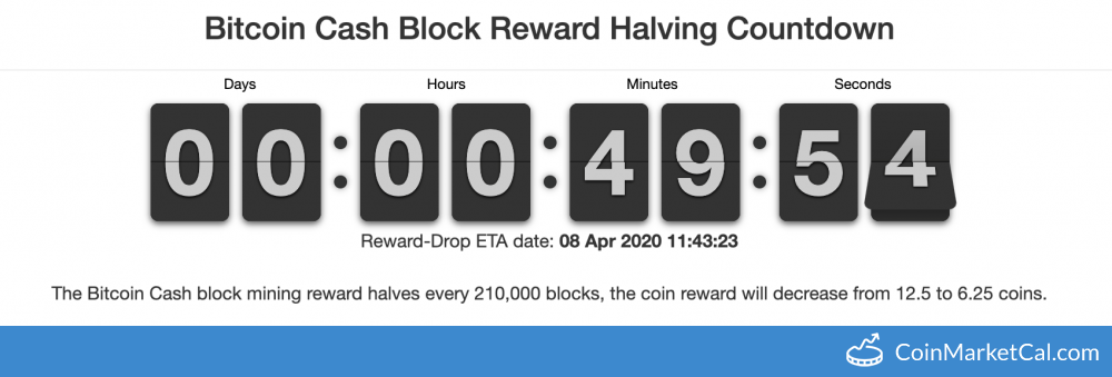 Bitcoin (BTC), Bitcoin Cash (BCH) Set for Epic Countdowns to Halving Event