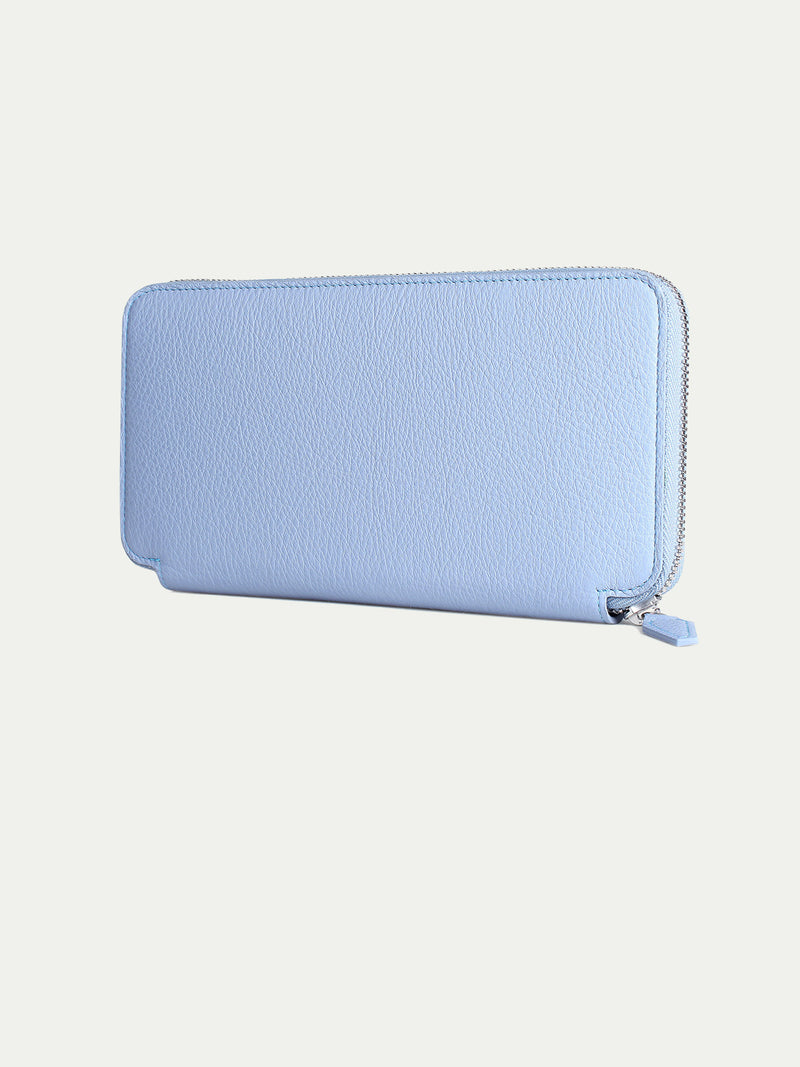 Light Blue Quilted Mini Wallet - CHARLES & KEITH AU