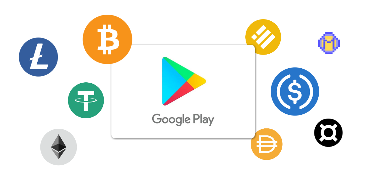 Buy or Sell Google Play Gift Card for Crypto - Cheap Voucher