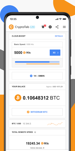 CryptoTab - Free Bitcoin Mining