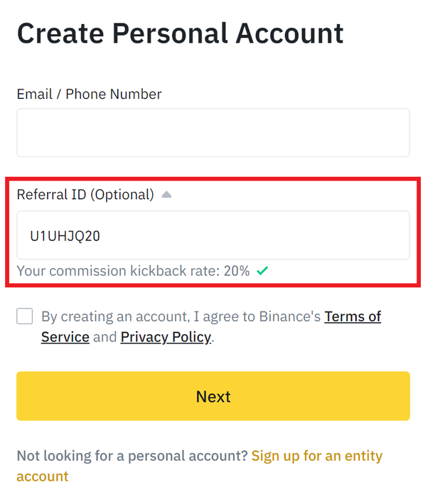 Binance Referral Code & Link is: | March 