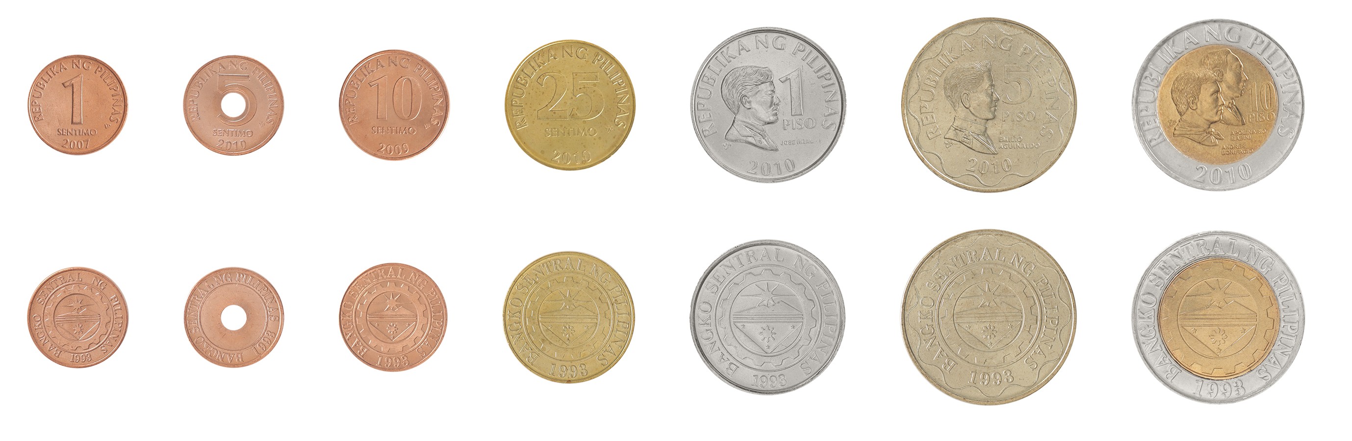 Bangko Sentral ng Pilipinas Coins And Notes - Demonetized Coins and Notes