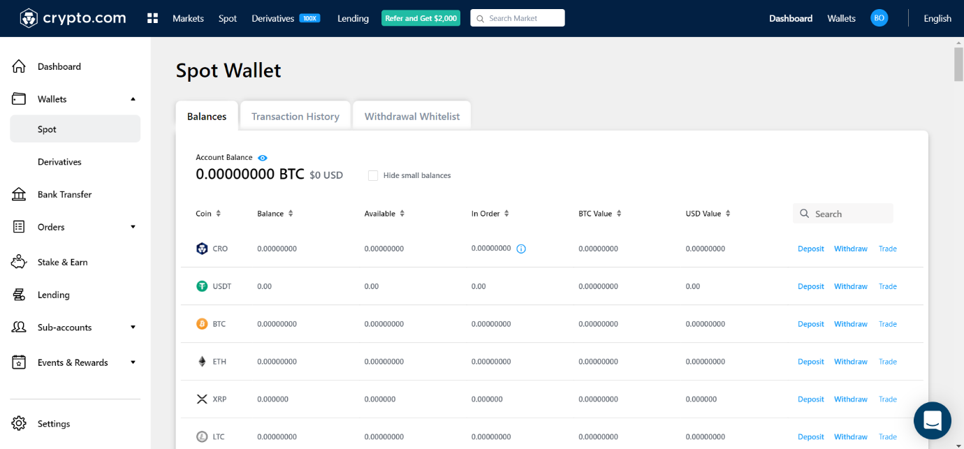 Withdrawal Fees on Cryptocurrency Exchanges