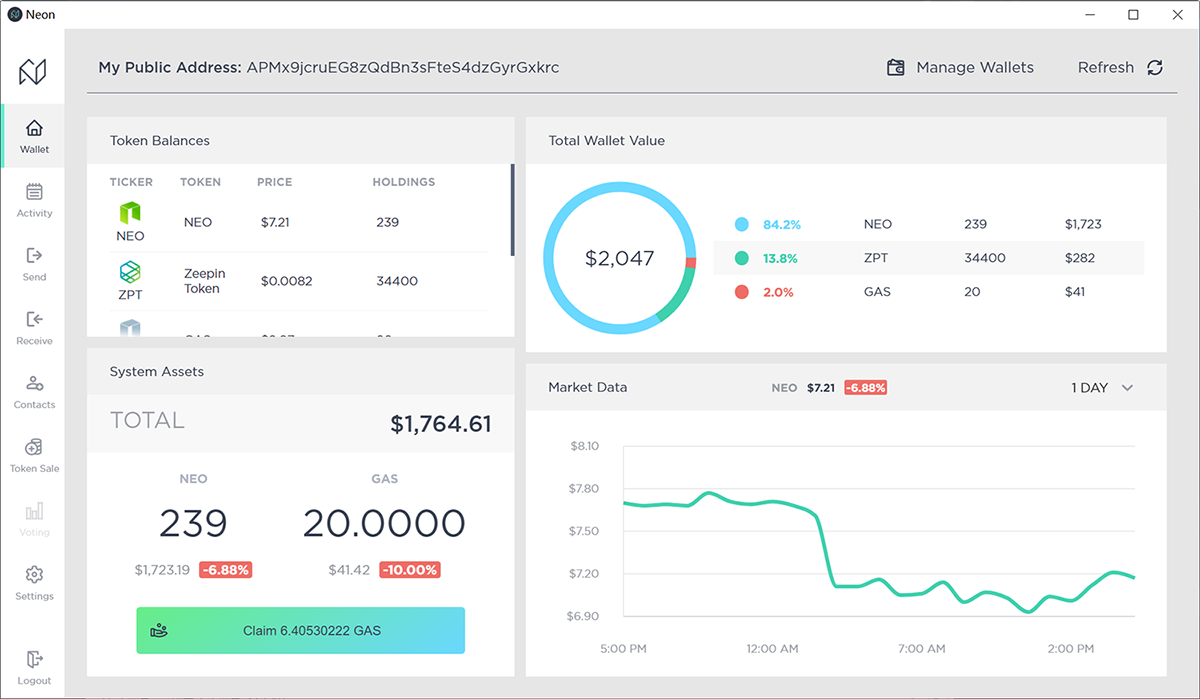 COZ updates Neon Wallet Mobile with WalletConnect support