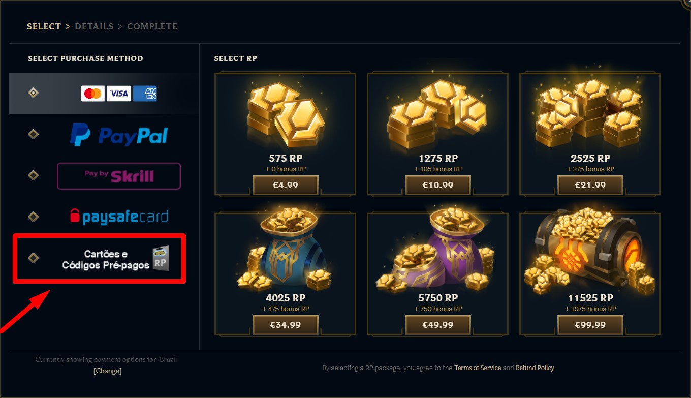 Riot Points | Buy a League of Legends code online | cryptolog.fun