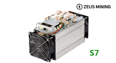 cryptolog.fun: Antminer S7 ~TH/s With 2 Fans @ W/GH 28nm ASIC Bitcoin Miner : Electronics