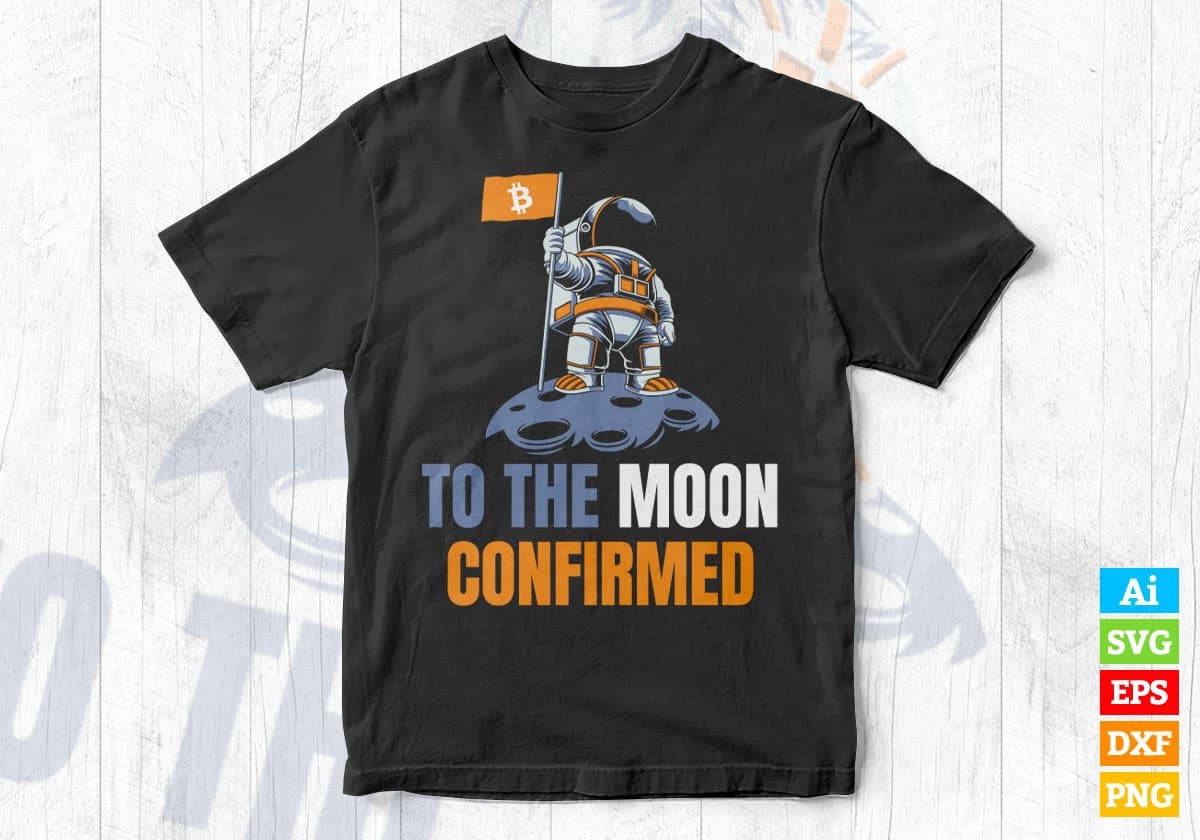 Buy Bitcoin Crypto To The Moon! T shirt Online Palestine | Ubuy