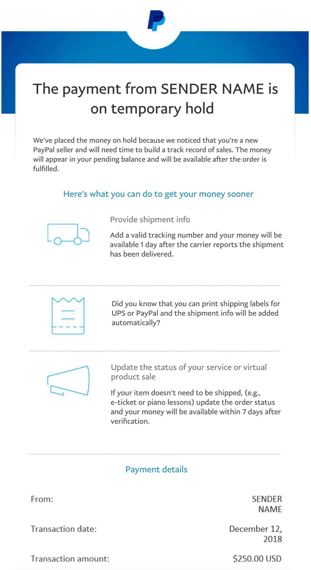 Payment to friends and family still pending - Page 2 - PayPal Community