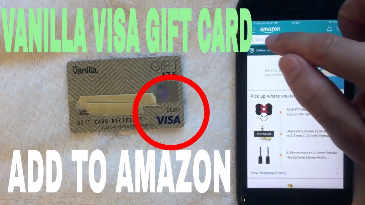 How to Use a Visa Gift Card on Amazon in 