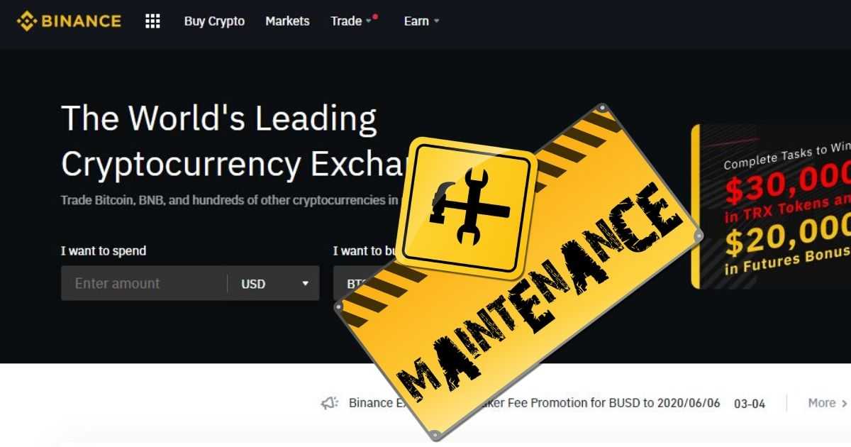 Binance Issues Important Warning as It Plans to Perform Wallet Maintenance